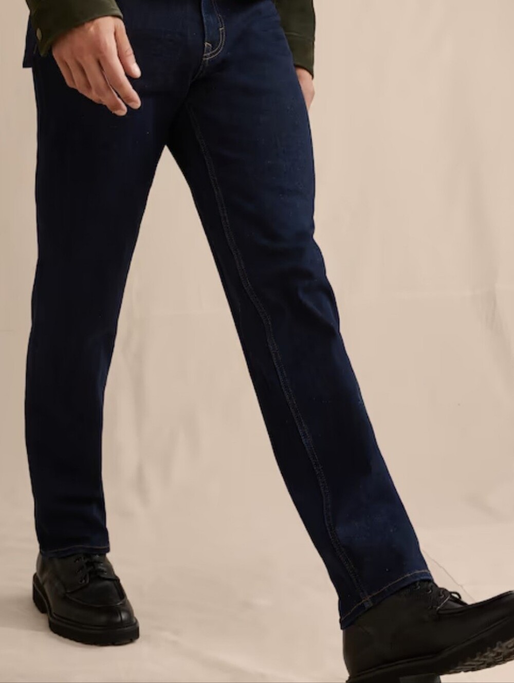 Banana Republic Medium Dark Wash Straight Leg Jeans